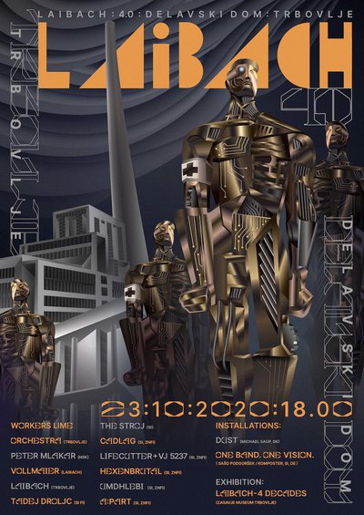 Laibach 40th anniversary poster